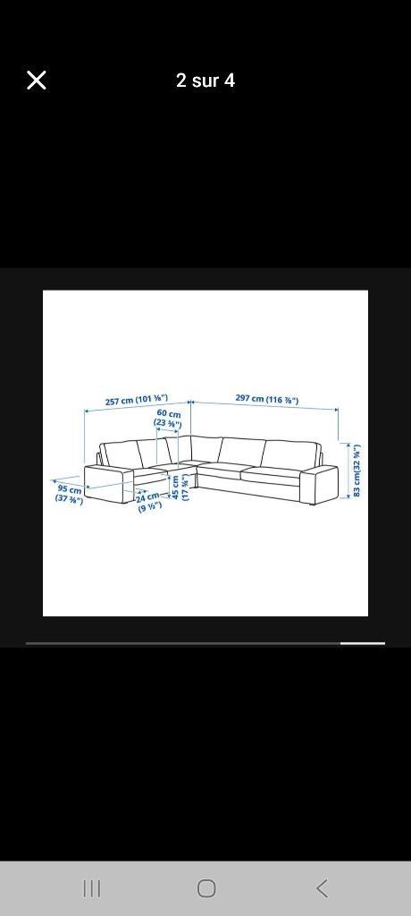 Canapé d'angle ikea, Maison & Meubles, Canapés | Coins salons complets, Utilisé, Enlèvement