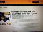Generator Dewalt, Doe-het-zelf en Bouw, Ophalen, Benzine, Geluidgedempt, Nieuw