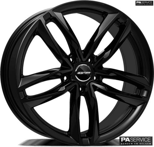 Nieuw 20 inch Gloss Black GMP Atom AUDI A6 set inc banden, Auto-onderdelen, Banden en Velgen, Velg(en), 20 inch, Personenwagen