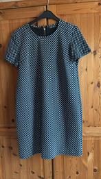 Yessica blauw zwart wit kleed medium, Kleding | Dames, Ophalen of Verzenden, Zo goed als nieuw, Blauw
