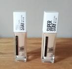 2x Foundation Maybelline Superstay 30H (nieuw) kleur 40, Nieuw, Gehele gezicht, Make-up, Ophalen of Verzenden