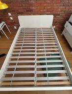 Askvoll lit 140x200, Huis en Inrichting, Slaapkamer | Bedden, Ophalen, Wit, Tweepersoons, 140 cm