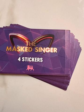 the masked singer Delhaize stickers disponible aux enchères