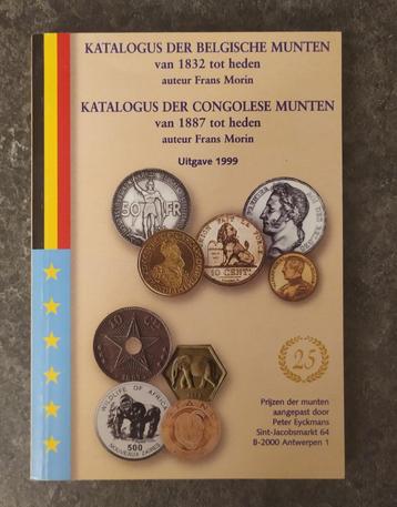 Katalogus der Belgische Munten van 1832 tot heden - (1999)  beschikbaar voor biedingen