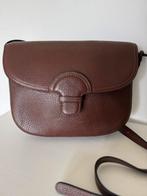 Sac Delvaux en cuir graine brun fonce, Ophalen of Verzenden, Zo goed als nieuw, Bruin, Leer
