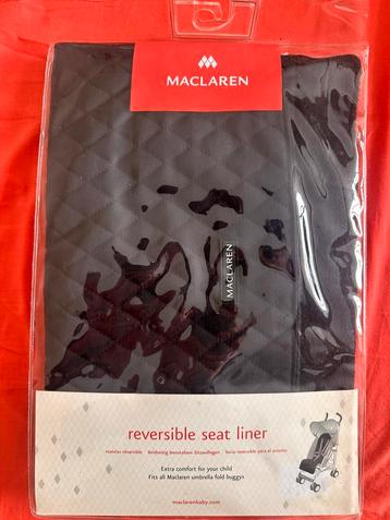 Maclaren - reversible seat liner / matelas réversible, Enlèvement ou Envoi, Neuf, Poussette, Autres marques