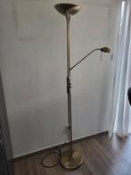 Staande lamp met leeslamp, Huis en Inrichting, Lampen | Vloerlampen, Ophalen, Zo goed als nieuw