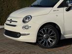 Fiat 500C DolceVita/1.0 Hybrid/Cabrio/Carplay/Cruise control, Auto's, Voorwielaandrijving, 4 deurs, Wit, Leder