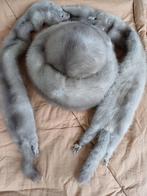 pelsen stola en hoed, Ophalen, Zo goed als nieuw, Hoed