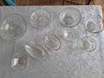 Set van allerlei glazen schalen, Enlèvement, Comme neuf