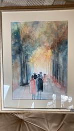schilderij met kader., Antiek en Kunst, Ophalen of Verzenden