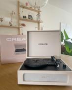 Retro Platenspeler koffertje - zandkleur, TV, Hi-fi & Vidéo, Tourne-disques, Neuf, Autres marques, Tourne-disque, Enlèvement