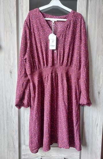 Robe d'automne Bel & Bo bordeaux taille 48 neuve 