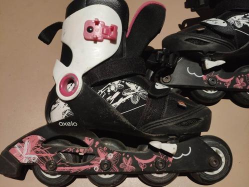 Vermeend nauwkeurig Mis ② Zwart roze skeelers inline skates roller rolschaatsen 32 34 — Skeelers —  2dehands