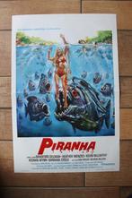 filmaffiche Piranha 1978 filmposter, Rechthoekig Staand, Ophalen of Verzenden, Zo goed als nieuw, A1 t/m A3