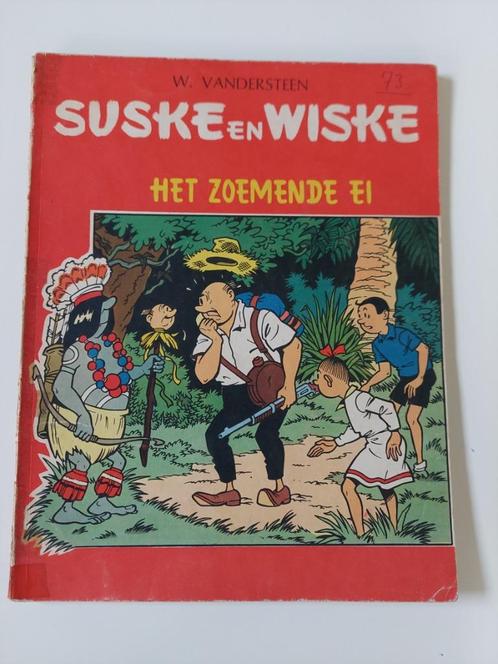 Suske en Wiske 53 Het zoemende ei 1964  1st Druk, Livres, BD, Utilisé, Une BD, Enlèvement ou Envoi