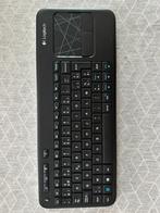 Logitech Wireless Touch Keyboard K400r, Azerty, Enlèvement, Utilisé, Sans fil