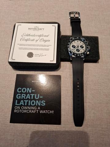 Luxe Rotorcraft watch, "limited edition" met certificaat beschikbaar voor biedingen