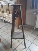 Eikenhouten zadel - Tafel op voetstuk, Antiek en Kunst, Ophalen