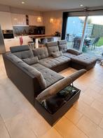 Mooie grote grijze zetel, Enlèvement, Utilisé, Tissus, Modern