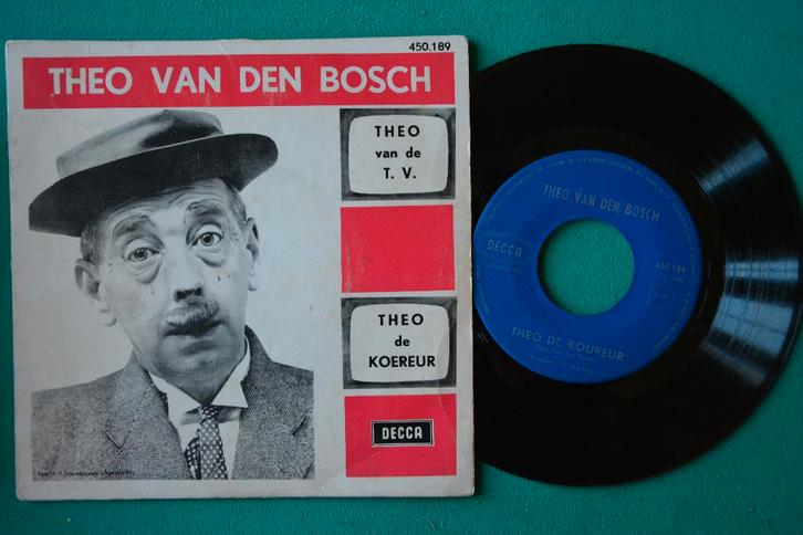 Theo Van den Bosch — Theo Van De T.V. - L, CD & DVD, Vinyles Singles, Utilisé, EP, Humour et Cabaret, 7 pouces, Enlèvement ou Envoi