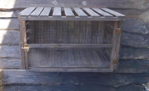 vogelkooi voor buiten - hout - balkon - terras - tuin -, Dieren en Toebehoren, Vogels | Hokken en Kooien, Gebruikt, Overige typen
