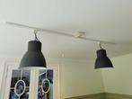 Ikea lampen (groot) met rail, Maison & Meubles, Enlèvement, Utilisé, Métal, 50 à 75 cm