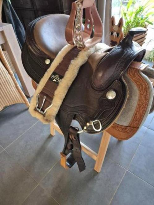 Westernzadel, Dieren en Toebehoren, Paarden en Pony's | Zadels, Zo goed als nieuw, Western, Ophalen