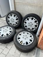 4 winterbanden met velgen (205/55 R16) - Peugeot/Renault, Auto-onderdelen, Banden en Velgen, Ophalen, Gebruikt, 16 inch, Band(en)