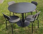 tafel en stoelen, Huis en Inrichting, Tafels | Eettafels, Ophalen, Zo goed als nieuw