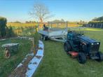 Kleine tractor met maaidek, ploeg en rotoreg (zitmaaier), Zakelijke goederen, Landbouw | Tractoren, Gebruikt, Tot 2500, Tot 80 Pk