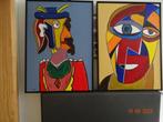 moderne compositie ( prive collectie ), Antiek en Kunst, Ophalen