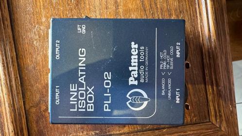 Palmer PLI-02 Line Isolating Box (Passieve DI), Muziek en Instrumenten, Overige Muziek en Instrumenten, Gebruikt, Ophalen of Verzenden
