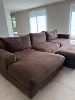 Zetel met longchair, Huis en Inrichting, Ophalen, Gebruikt, Stof