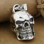 Grote Skull Hanger - 925 Zilver, Overige voorstellingen, Verzenden, Nieuw, Zilver
