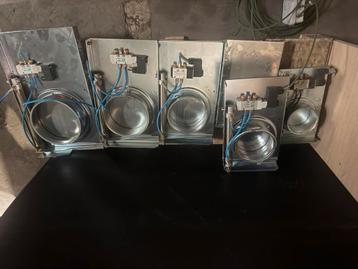 Pneumatische kleppen stofafzuiging beschikbaar voor biedingen