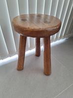 Houten krukje, Ophalen, Gebruikt, Hout