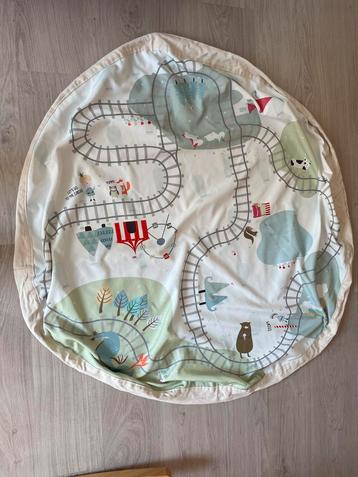 Play&Go 2-in-1 opbergzak + speelmat train maps/bears z.g.a.n beschikbaar voor biedingen