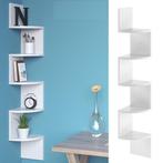 Hoekkast, boekenkast, boekenplank wit | 123x 19,5x 19,5 cm, Huis en Inrichting, Woonaccessoires | Wandplanken en Boekenplanken