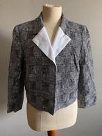 Zwart-wit vestje met driekwartsmouw Anne Belin maat 48, Anne Belin, Verzenden, Maat 46/48 (XL) of groter, Zo goed als nieuw