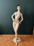 Grote Mannequin paspop Twiggy jaren 50 vintage/antiek, Ophalen, Gebruikt