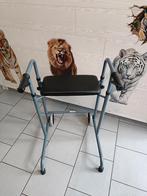 Tribune déambulateur avec 2 roues 2 pieds et assise NEUVE, Diversen, Ophalen