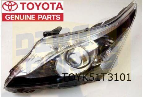 Toyota Avensis Koplamp Links (1/12- 6/15) (halogeen) Origine, Auto-onderdelen, Verlichting, Toyota, Nieuw, Verzenden