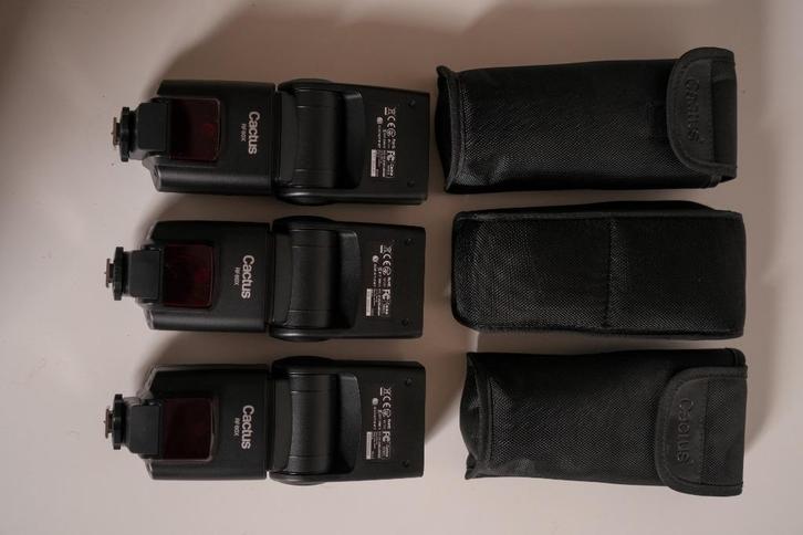 Cactus RF60X Flitsers + Cactus V6IIs Triggers, Audio, Tv en Foto, Foto | Flitsers, Nieuw, Overige merken, Ophalen