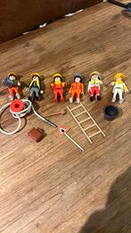 Playmobil 6 werkmannen + gereedschap, Ophalen of Verzenden, Gebruikt