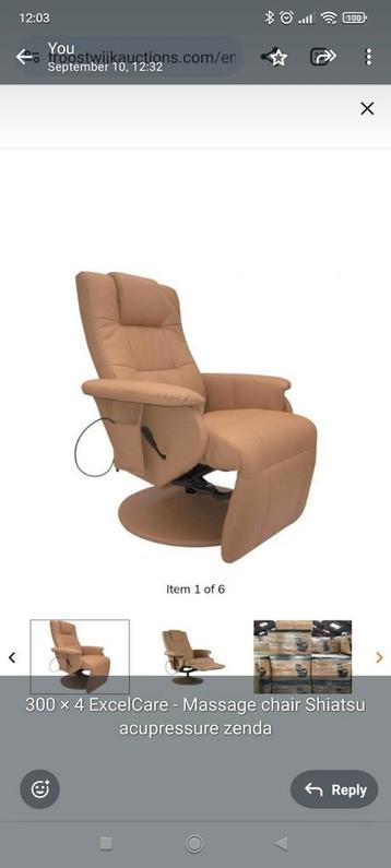 Fauteuil thérapeutique avec massage 