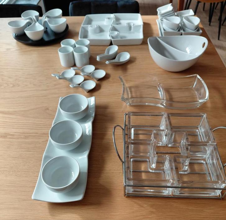 Allerlei potjes, kommetjes en hapjeslepels, Huis en Inrichting, Keuken | Servies, Nieuw, Overige typen, Ophalen