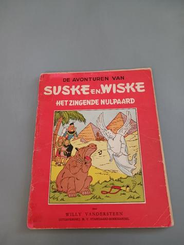 Suske & Wiske, het zingende Nijlpaard, '58 herdr., gde staat beschikbaar voor biedingen