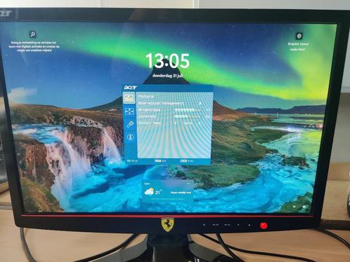 Ferrari LCD monitor 9000 stuks, Computers en Software, Monitoren, Zo goed als nieuw, 60 Hz of minder, DVI, HDMI, VGA, Gaming, Kantelbaar