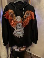 Sweatshirt met capuchon en adelaar in  (glanzend detail), Kleding | Dames, Nieuw